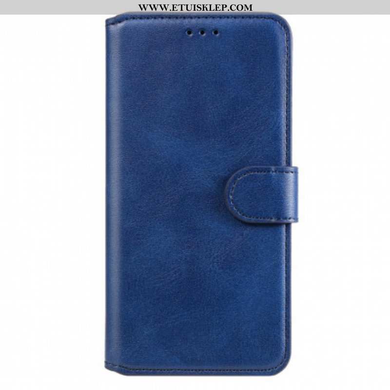 Etui Folio do Oppo Reno 6 5G Jednolity Kolor